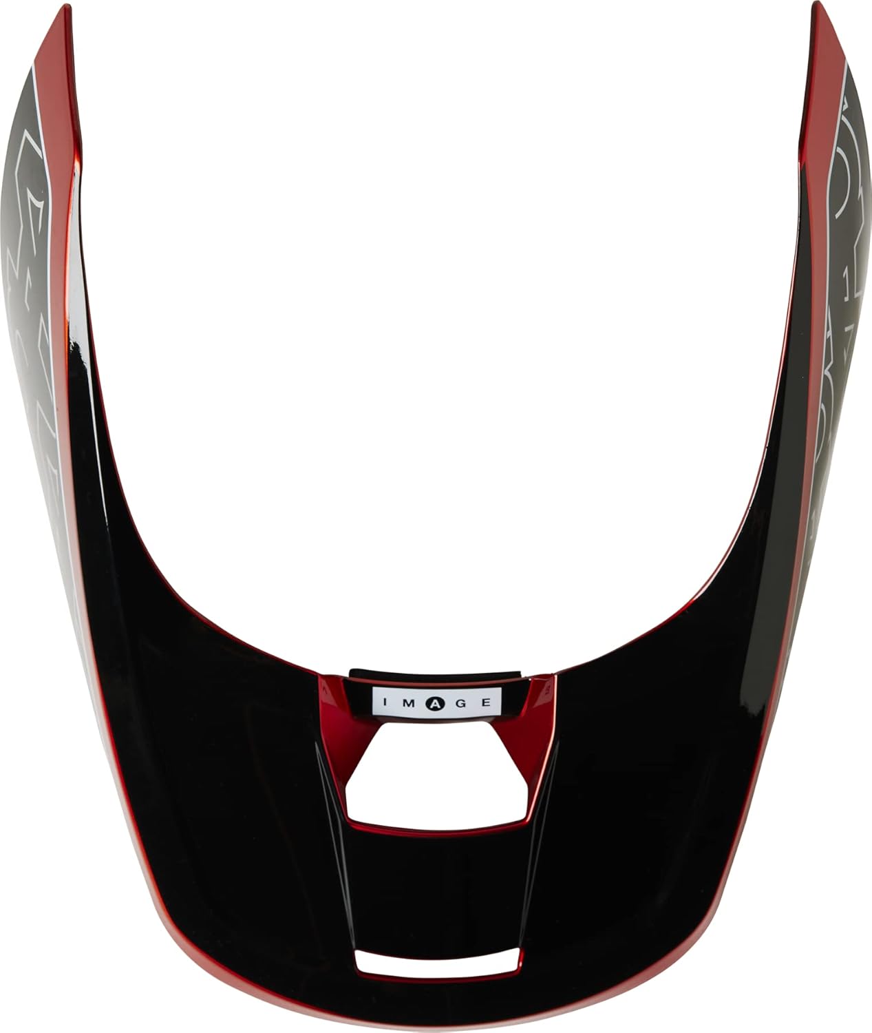 Bild von Fox Racing Herren V1 Helmet Visor Helmersatzteil, Fluoreszierendes Rot – Peril, Large