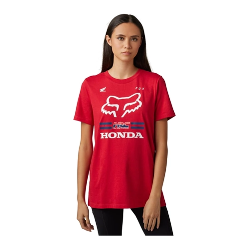 Bild von Stylisches und Bequemes Fox X Honda Kurzarm-T-Shirt für Damen