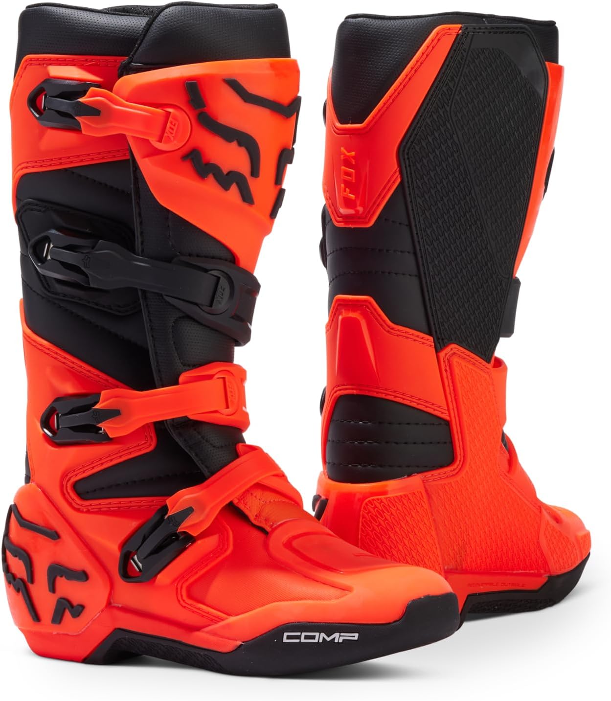 Bild von FOX RACING Youth Comp Motocross-Stiefel, fluoreszierendes Orange, Größe 36
