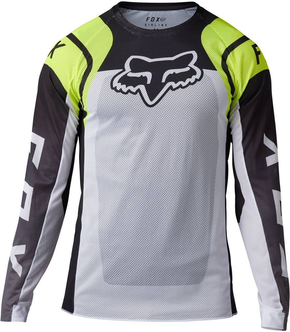 Bild von FOX Airline Sensory Motocross Jersey, gelb, Größe S für Männer