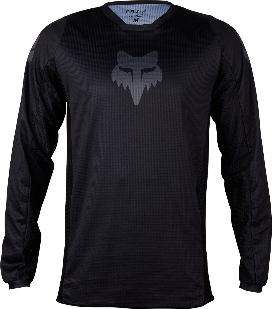 Bild von FOX 180 Blackout 2023 Motocross Jersey, schwarz, Größe S für Männer