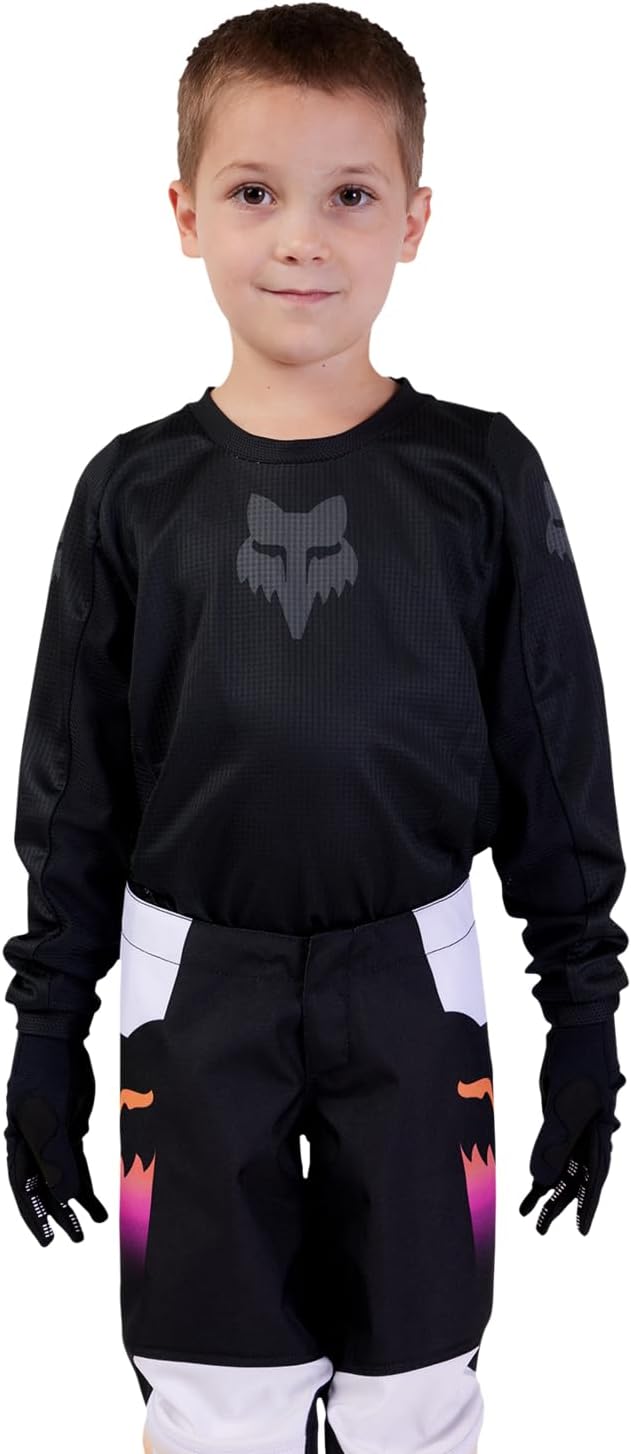 Bild von Fox Racing Kids Blackout Jersey Windbreaker Unisex Kinder, Schwarz, S