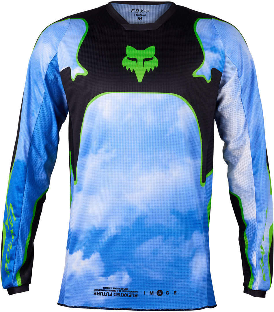 Bild von FOX 180 Atlas Motocross Jersey, schwarz-grün, Größe L für Männer