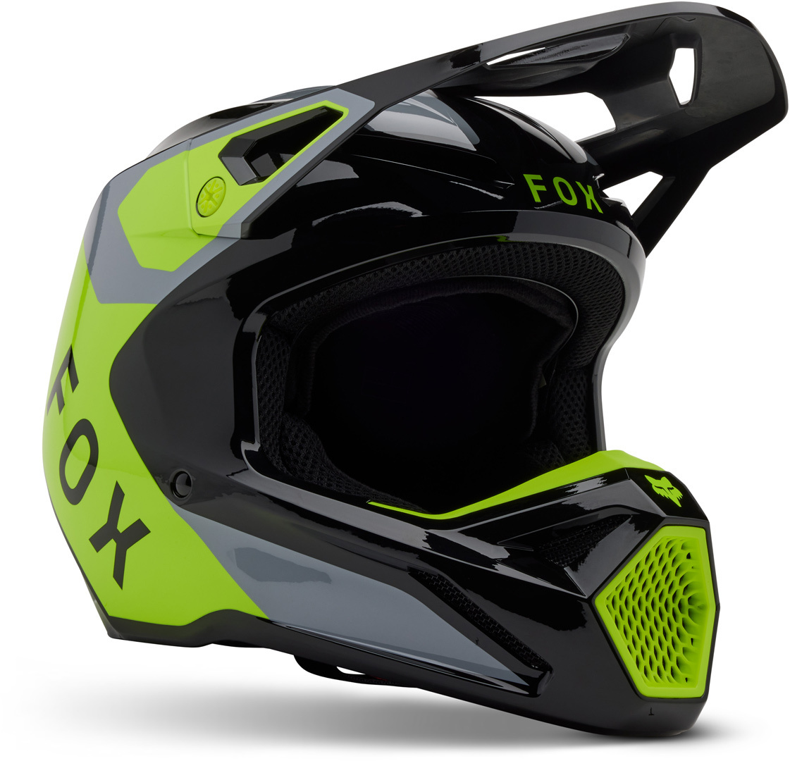Bild von FOX V1 Lean MIPS Motocross Helm, grau-gelb, Größe XL für Männer