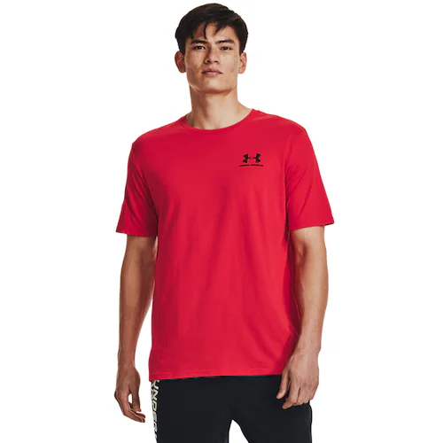 Bild von UNDER ARMOUR Sportstyle Left Chest Trainingsshirt Herren 600 - red/black 3XL