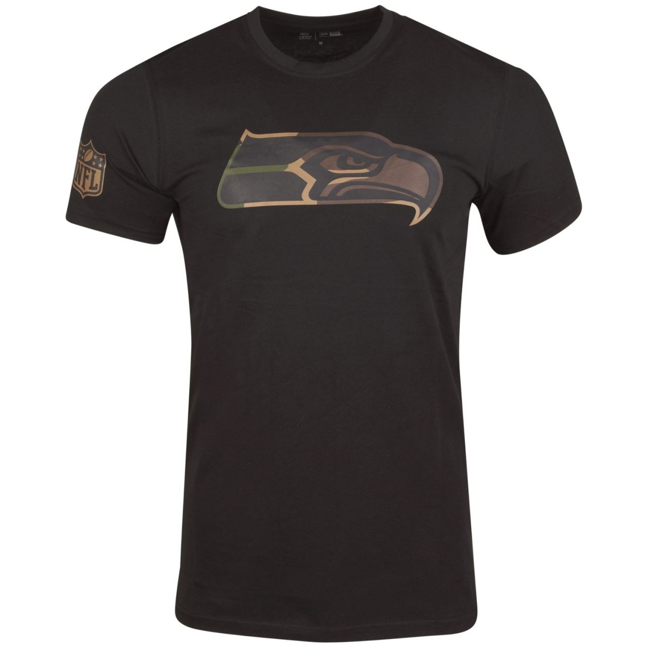 Bild von New Era Shirt - NFL Seattle Seahawks schwarz / wood camo