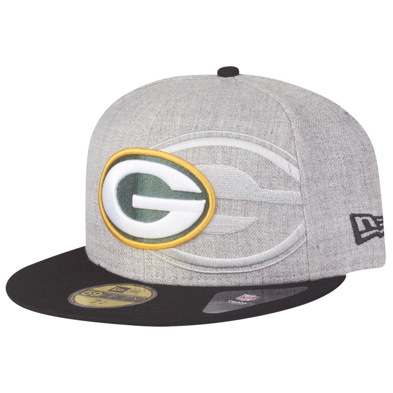 Bild von New Era, Herren, Cap, 59Fifty Screening Ii NFL Green Bay Packers, Grau, (7 1/2)
