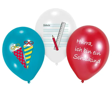 Bild von amscan 6 Latexballons Schulstart