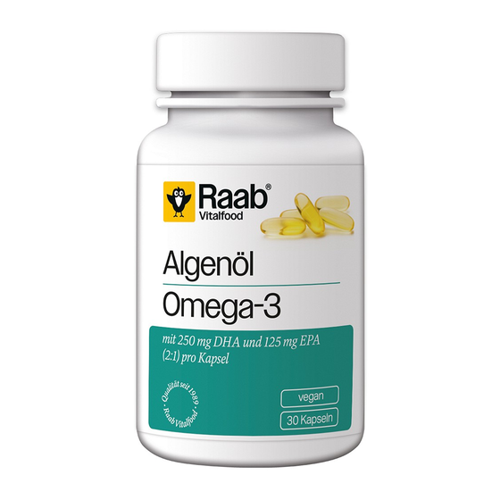 Bild von RAAB Vitalfood Algenöl Omega-3 Kapseln 30 St