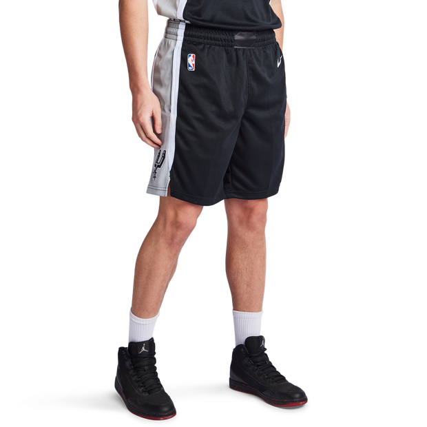Bild von Nike NBA Herren Kurze Hosen - Schwarz - Größe: L - Poly Mesh - Foot Locker
