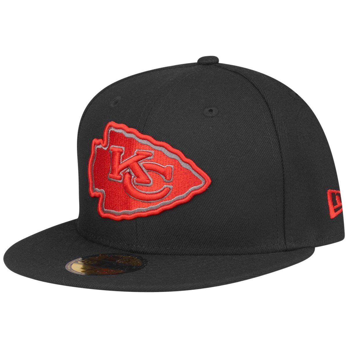 Bild von New Era, Herren, Cap, 59Fifty Fitted Cap - NFL Kansas City Chiefs - 7, Schwarz, (7)