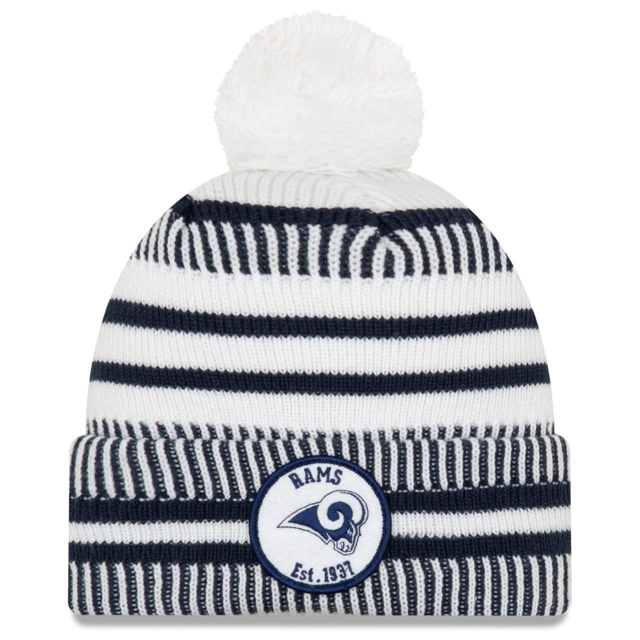 Bild von New Era Fleecemütze Sideline Home Bommel Los Angeles Rams