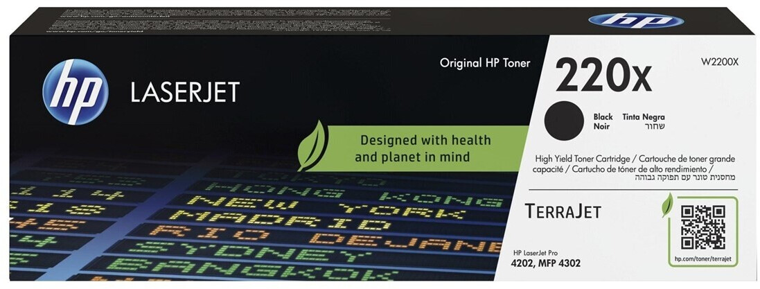 Bild von HP 220X / W2200X - High Yield - Black Toner - Tonerpatrone Schwarz