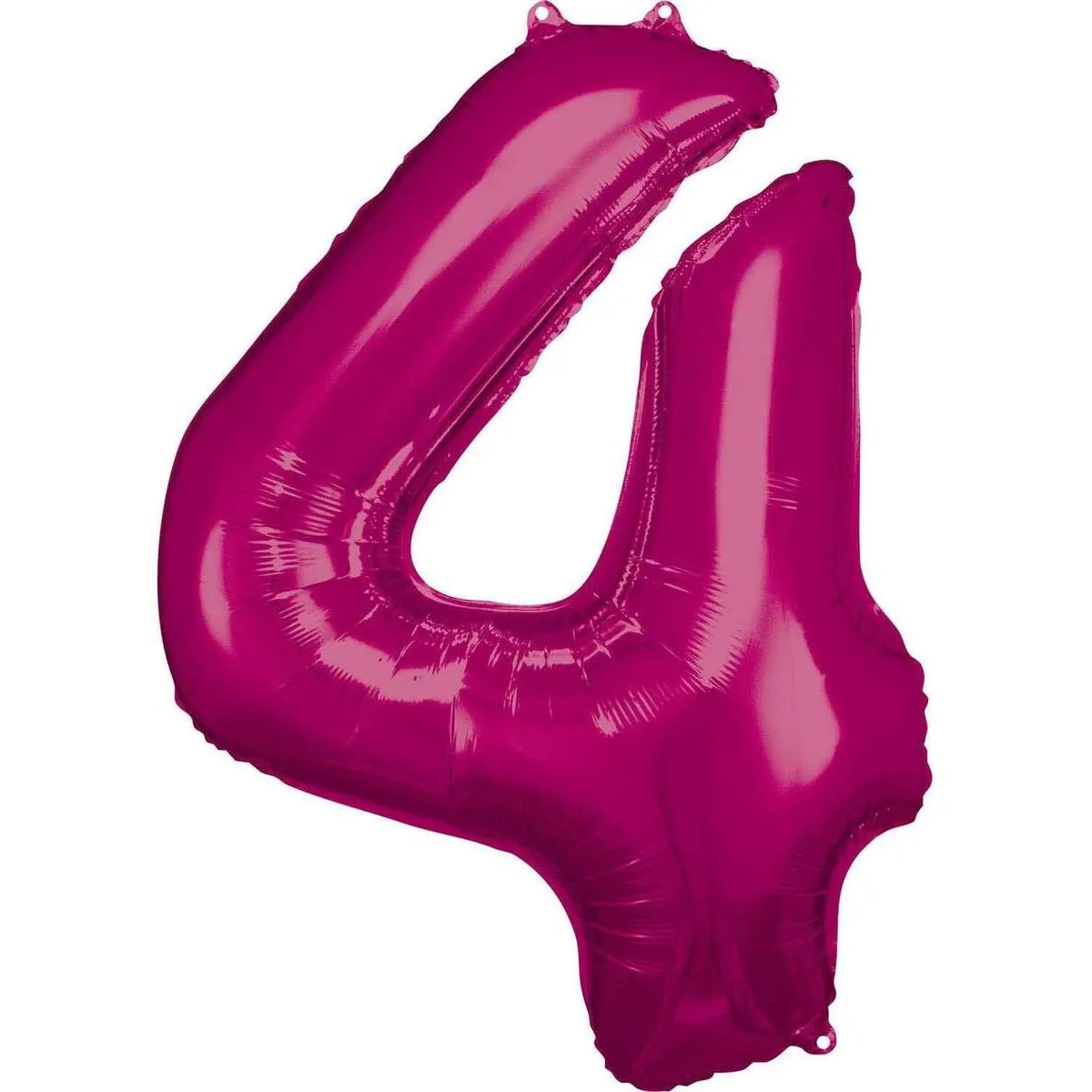 Bild von amscan® Folienballon Zahl 4 pink, 1 St.