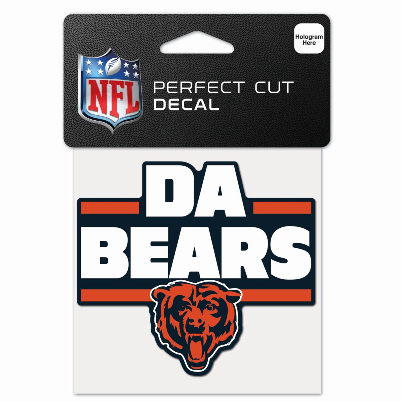 Bild von WinCraft Wanddekoobjekt Perfect Cut 10x10cm Aufkleber NFL Teams Slogan