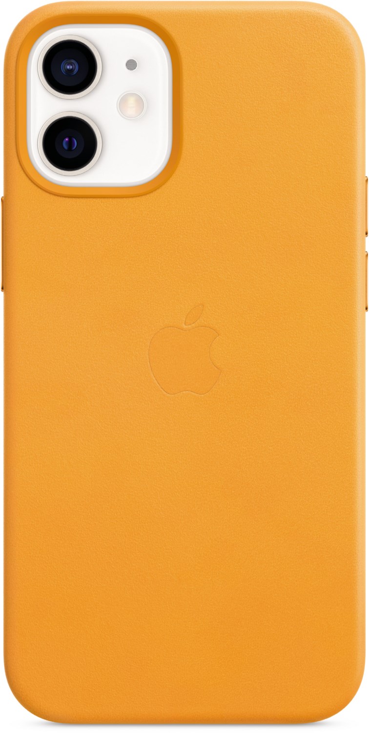Bild von Apple Leder Case mit MagSafe (iPhone 12 Mini), Smartphone Hülle, Orange