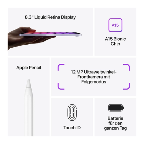 Bild von Apple iPad mini 8.3 Wi-Fi 256GB spacegrau