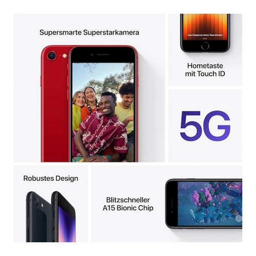 Bild von Apple iPhone SE 64GB - (PRODUCT)Red