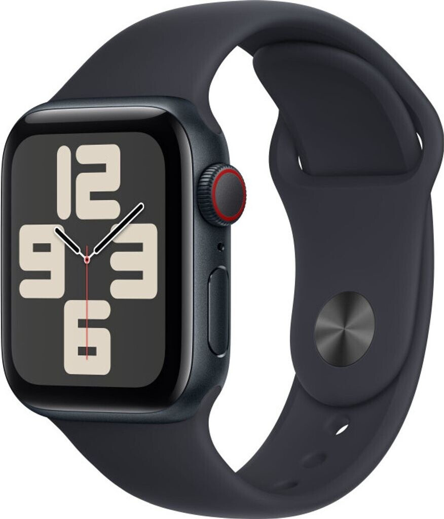 Bild von Apple Watch SE GPS + Cellular 44mm - Midnight Aluminium Case with Midnight Sport Band - M/L
