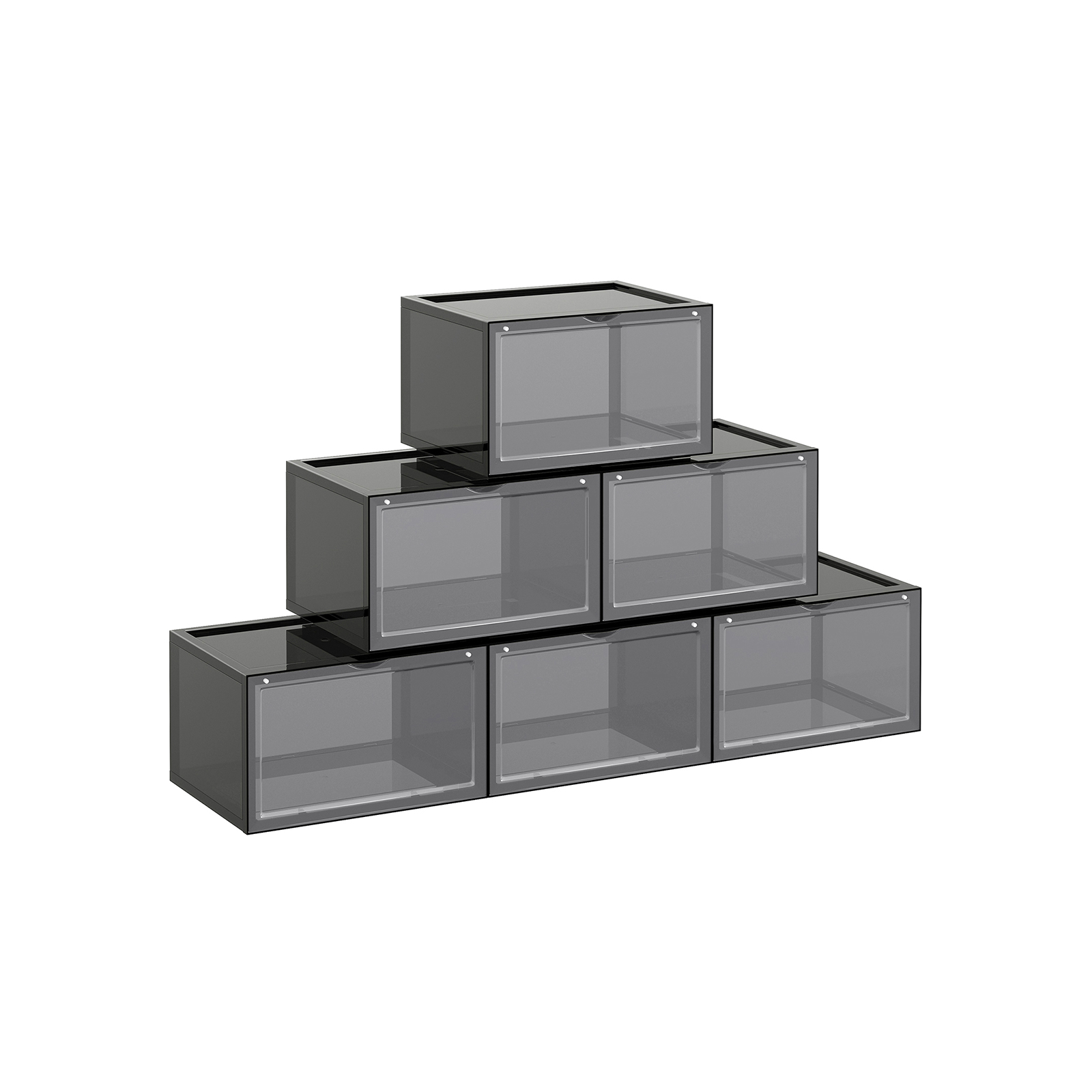 Bild von Schuhboxen grau