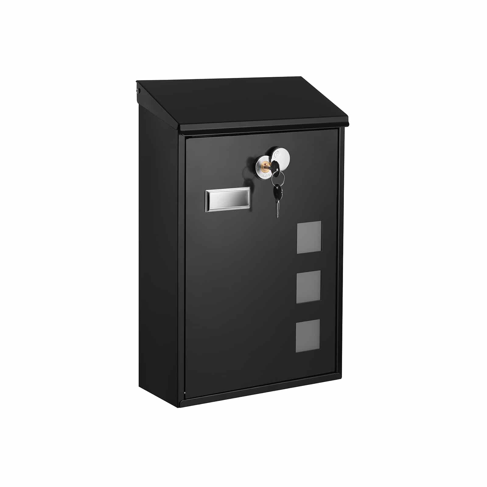 Bild von Briefkasten schwarz