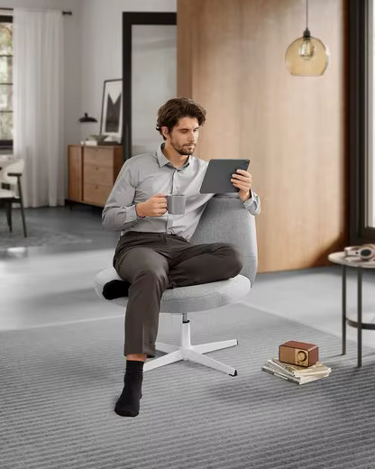 Bild von SONGMICS HOME Bürostuhl, Schreibtischstuhl, Drehstuhl, modern