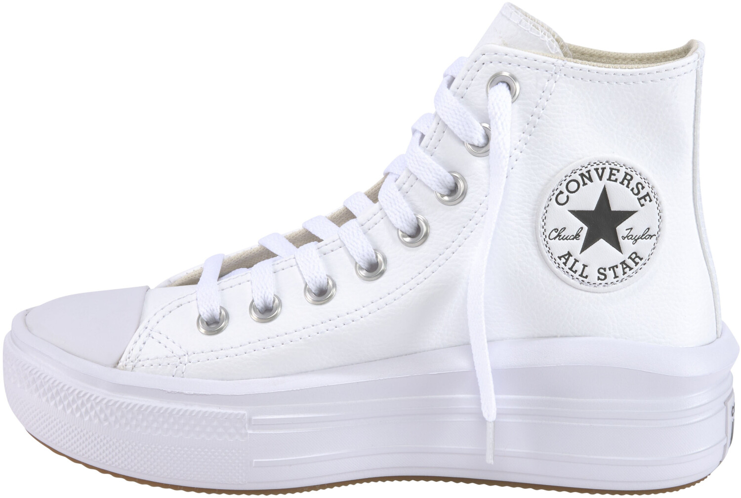 Bild von Converse Chuck Taylor All Star Move Platform Foundational Leather (A04295C) white/black/white