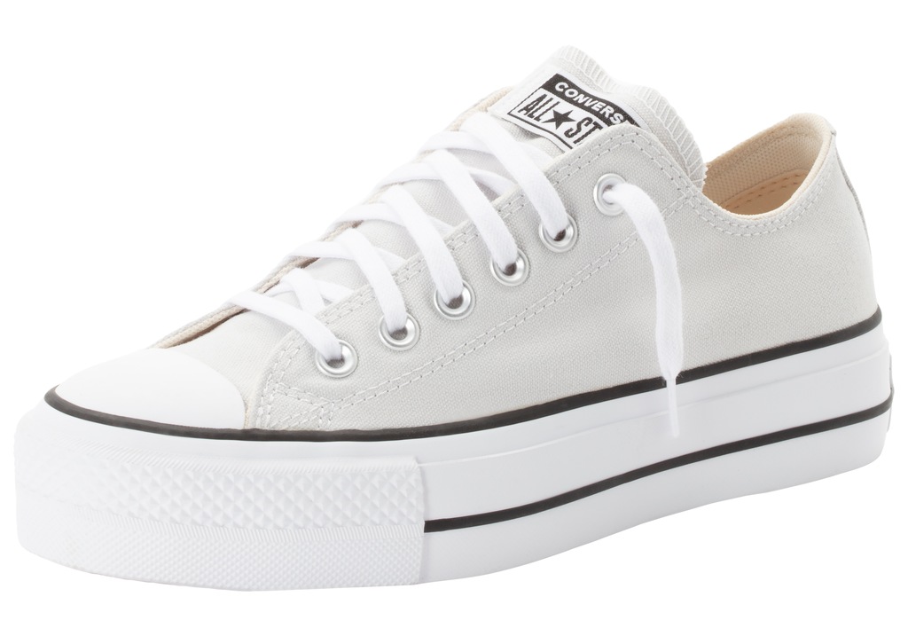 Bild von Converse Chuck Taylor All Star Platform Canvas - Grey, White - 36
