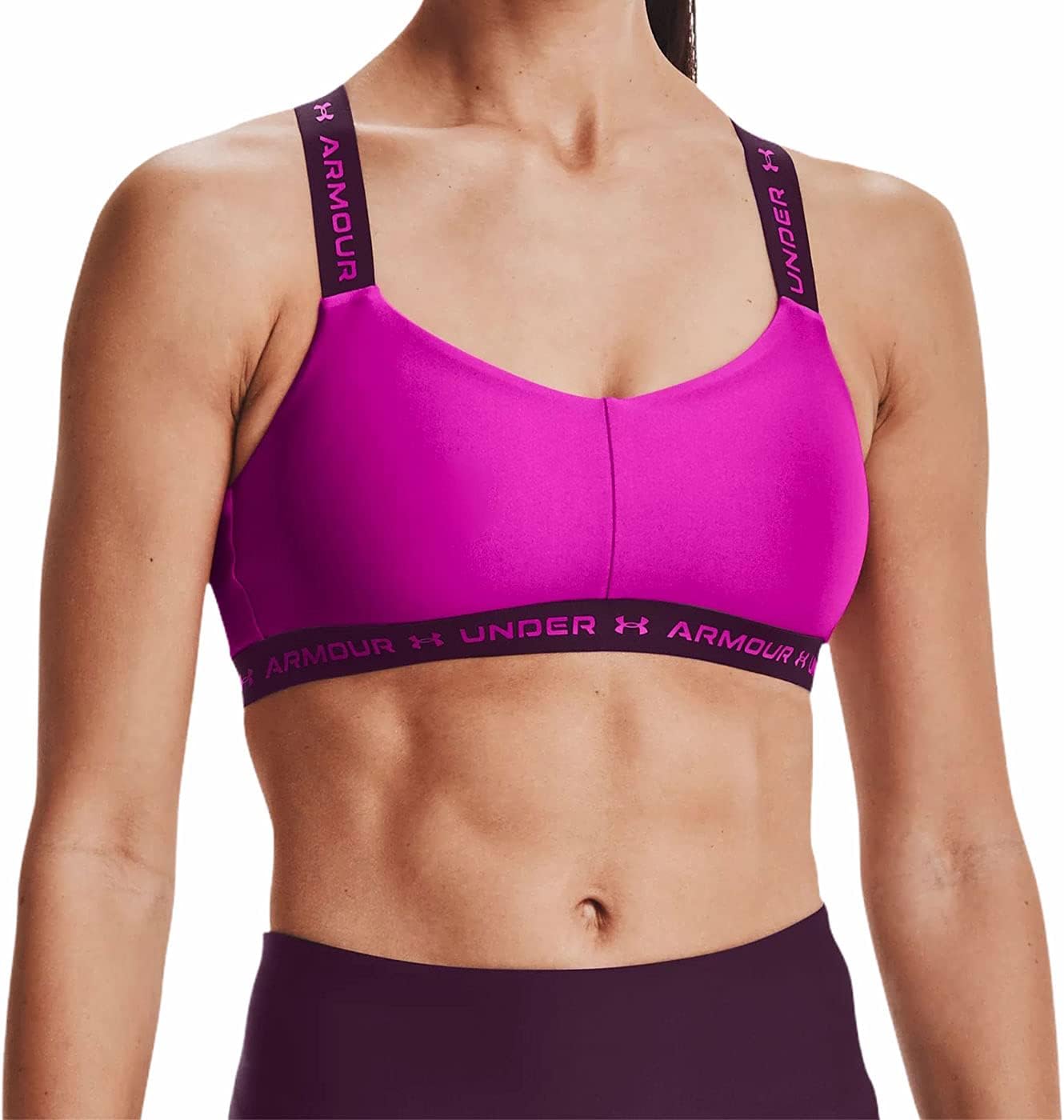 Bild von Under Armour Damen Bh mit Gekreuztem Rücken Sport Bras, Schwarz, S EU