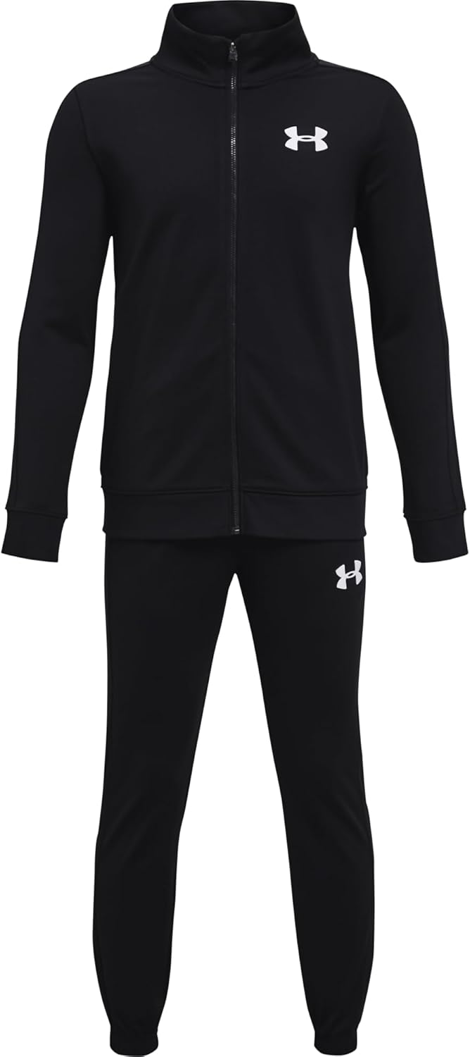Bild von Under Armour Boys Track Unisex Trainingsanzüge - Schwarz - Größe: 160 - 170 CM - Poly Tricot - Foot Locker