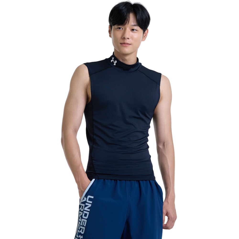 Bild von Under Armour Comp Mock Tank-top Herren Schwarz - L