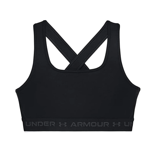Bild von Under Armour Crossback Mid Sport-BH Damen in schwarz, Größe: S