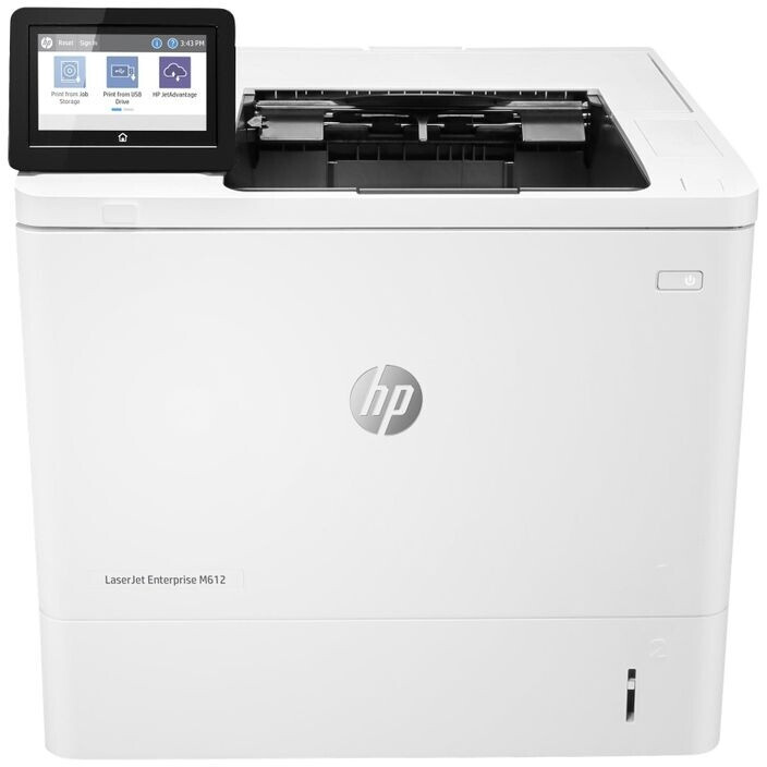 Bild von HP LaserJet Enterprise M612dn - Drucker - monochrom - Duplex - Laser - A4/Legal - 1200 x 1200 dpi - bis zu 71 Seiten/Min. - Kapazität: 650 Blätter - USB 2.0, Gigabit LAN, USB 2.0-Host