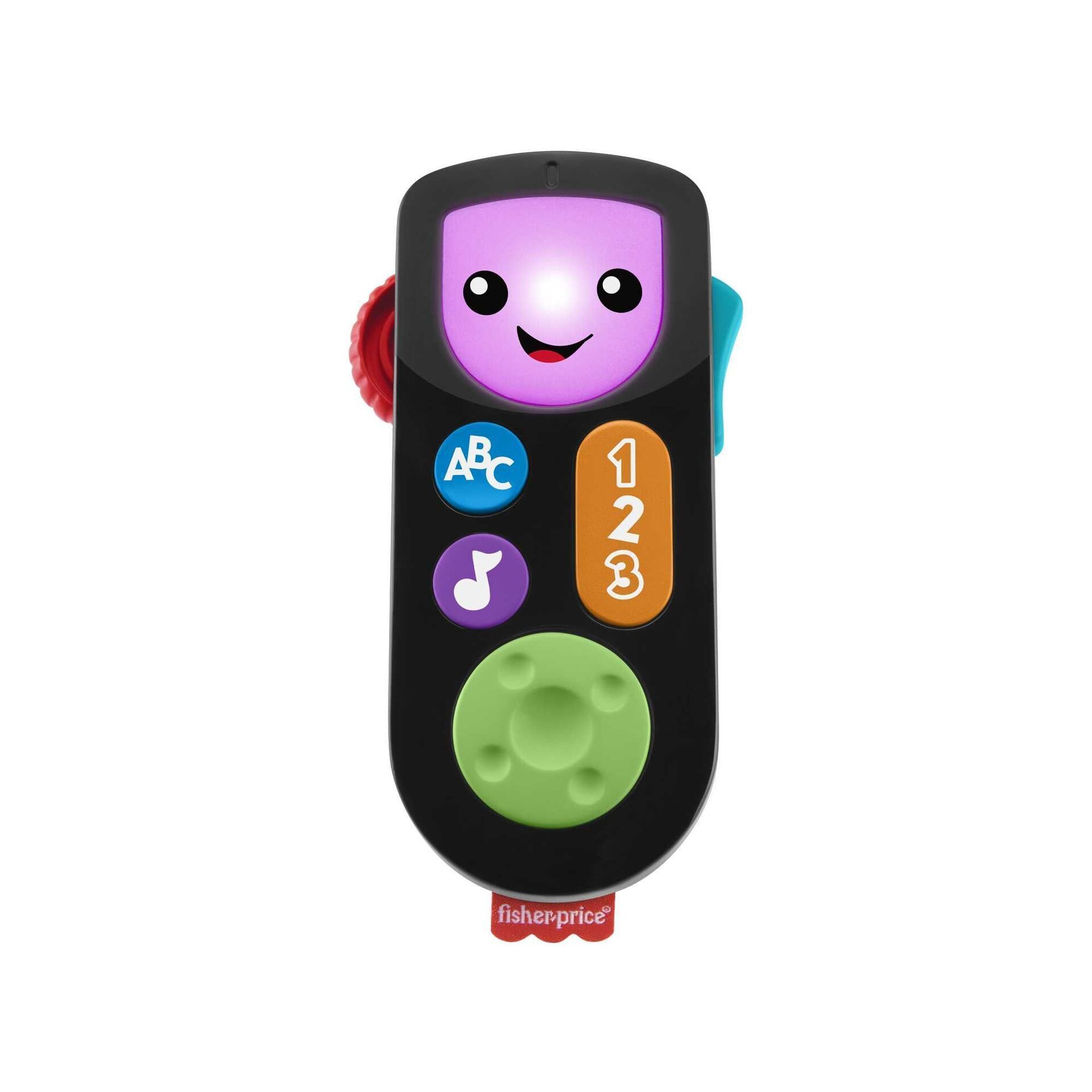 Bild von Fisher-Price Lernspaß Smart TV Fernbedienung – elektronische Spielzeug-Fernbedienung mit Lerninhalten, Lichtern und 20+ Liedern, fördert Feinmotorik, spricht deutsch, ab 6 Monaten, HGY50