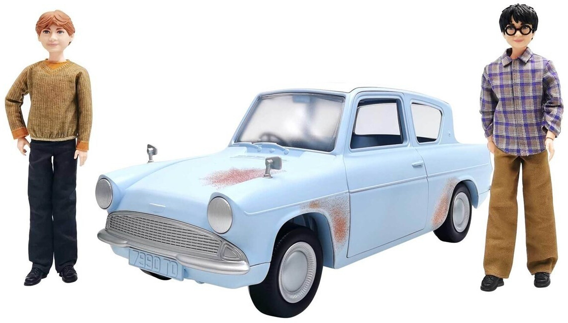 Bild von Mattel HHX03 - Wizarding World - Harry Potter - Harry Potter und Ron Weasley im fliegenden Auto