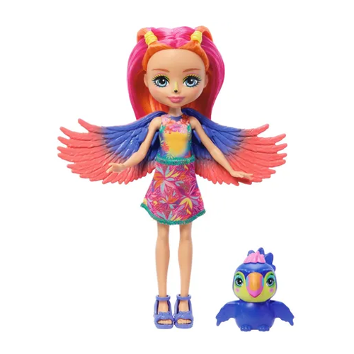 Bild von Mattel Enchantimals Sunshine Beach Trippi Toucan & Canopy