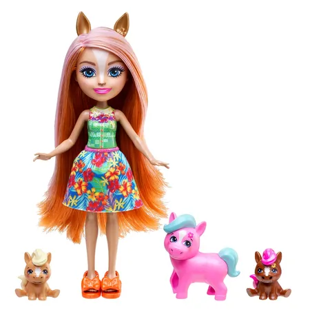 Bild von Mattel Enchantimals Pensee Pony Familie