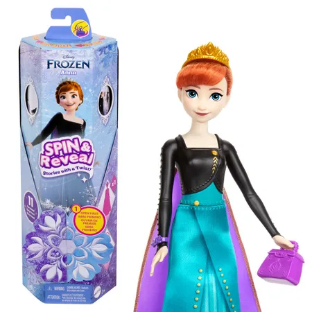 Bild von Mattel® Anziehpuppe Mattel HXD27 - Disney Frozen - Spin & Reveal - Anna Puppe + Überrasc