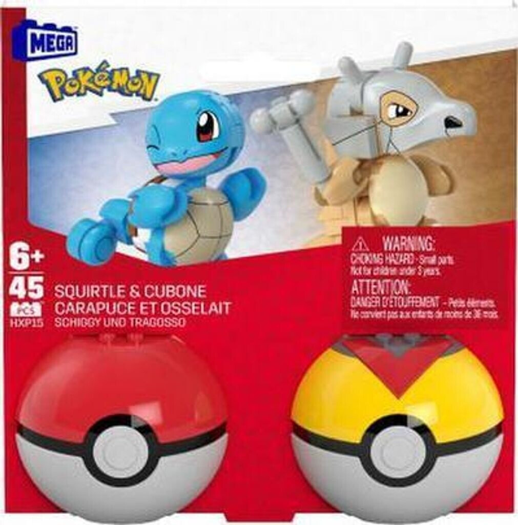 Bild von MEGA Pokémon 2er Pokéball Set - Schiggy und Tragosso, Konstruktionsspielzeug