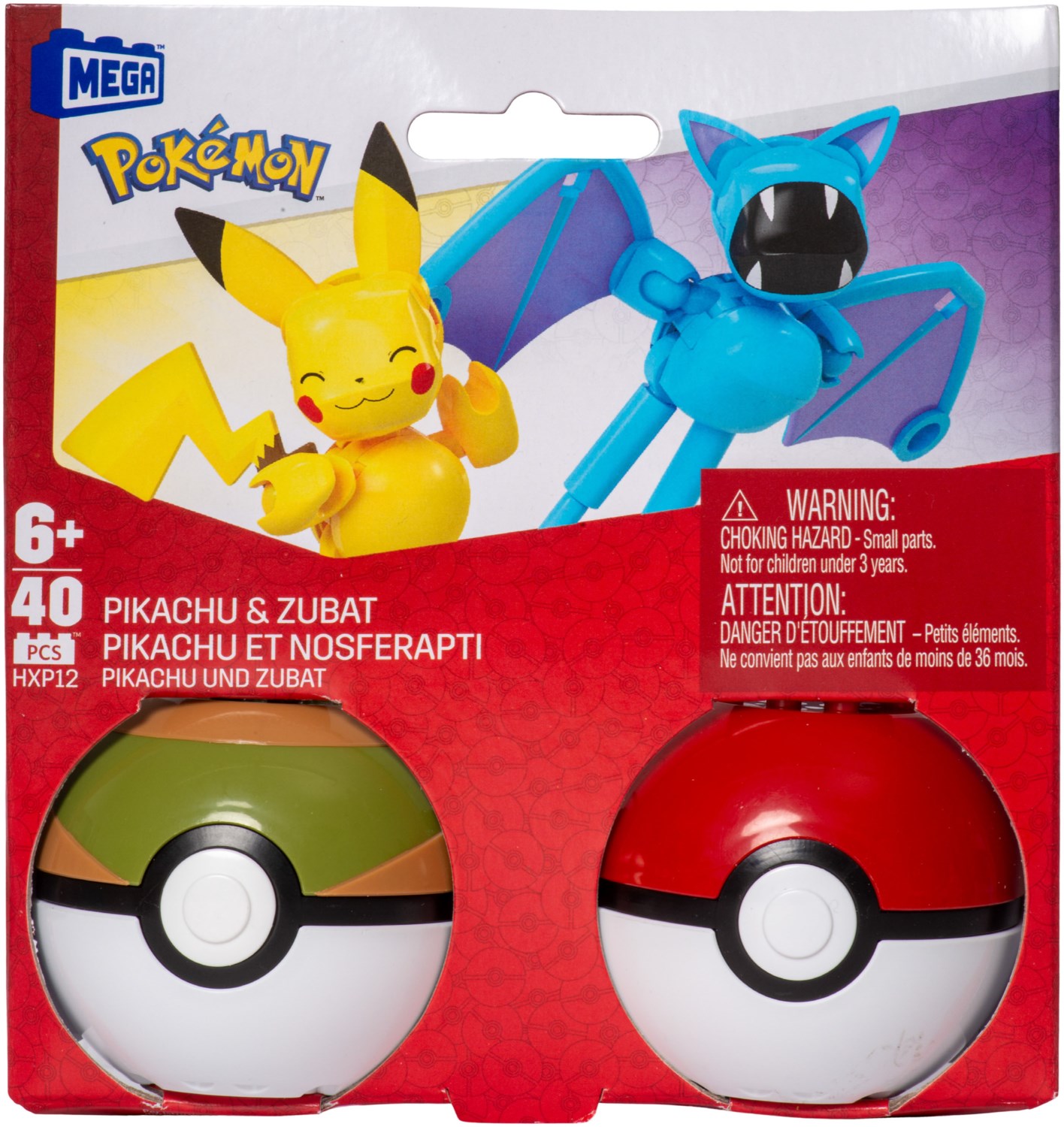 Bild von Pokémon Poké Ball Coll. (Coll. Of 3) - Pikachu And Zubat (Os)