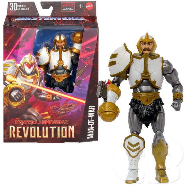Bild von Mattel® Actionfigur Masters of the Universe Masterverse, Wave 14: Revolution 18 cm Figur: Man Of War Duncan