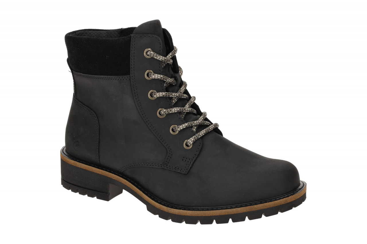 Bild von Ecco Schnürstiefelette "ELAINA", Stiefelette, Blockabsatz, mit weicher Schaftrandpolsterung