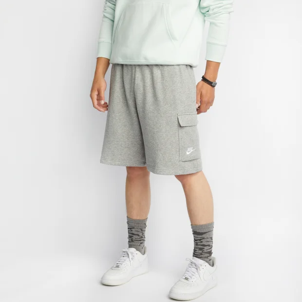 Bild von Nike Club Herren Kurze Hosen - Grau - Größe: XS - Foot Locker