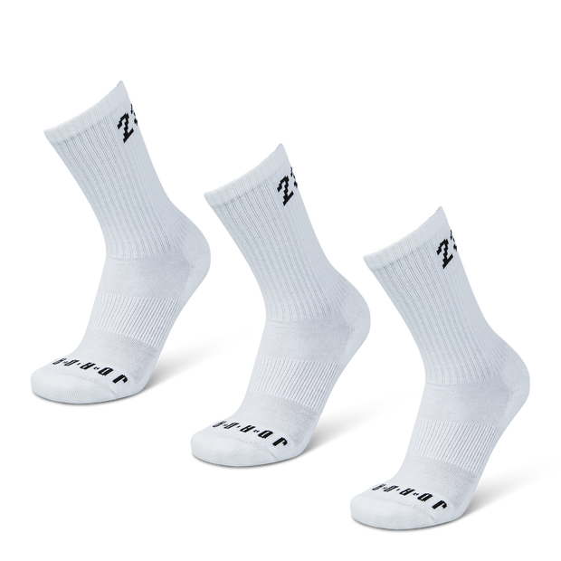 Bild von Jordan Everyday Cushioned Crew 3 Pack Unisex Socken - Weiß - Größe: 43 - 46 - Foot Locker