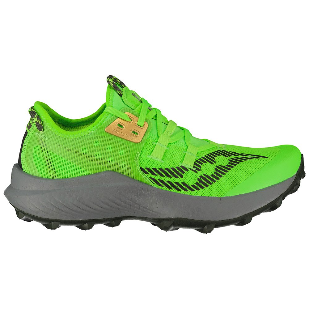 Bild von Saucony Herren Endorphin Rift Laufschuhe Trailschuh Neongrün - Schwarz 46