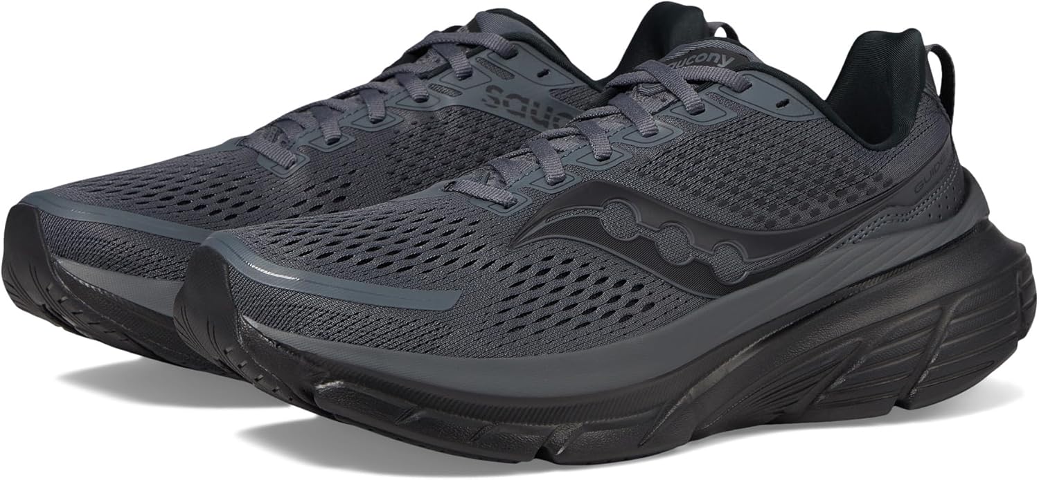 Bild von Saucony Guide 17 Herren-Laufschuh, Black/Shadow, 10 UK