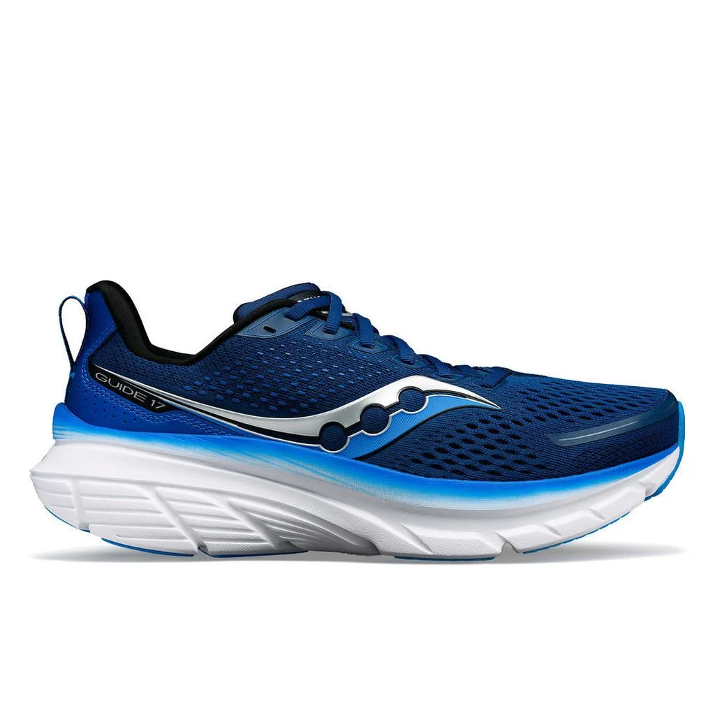 Bild von saucony guide 17 large running schuh blau weis herren