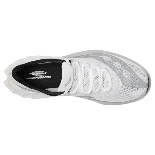 Bild von Saucony Endorphin Pro 4 Schuhe Marineblau Grün AW24, Größe 42,5 - EUR