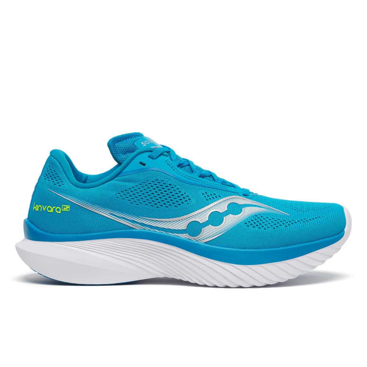 Bild von saucony kinvara 15 blau weis herren running schuhe