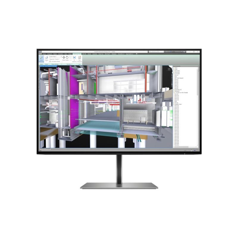 Bild von HP Inc Z24u G3 - LED-Monitor - 61 cm (24) - 1920 x 1200 WUXGA @ 60 Hz - IPS - 350 cd/m² - 1000:1 - 5 ms - HDMI, 2x DisplayPort, USB-C - Turbo Silber [Energieklasse E] (1C4Z6AA#ABB)